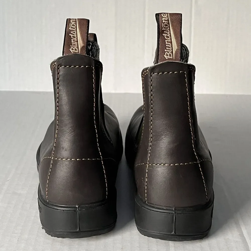 Blundstone Original Series 519 Chelsea Ankle Boots Stout Brown/Olive M 7.5 W 8.5